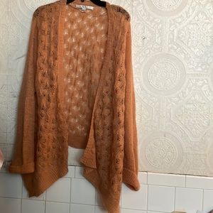 Lauren Conrad Peach/Coral Color Long Wool Blend Sweater.Size XL🔹FIRM🔹